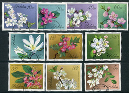 POLAND 1971 Tree Blossoms Used  Michel 2132-41 - Gebruikt