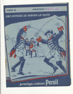 PR 177 /  PROTEGE CAHIER -   PERSIL  UNE VICTOIRE DE FANFAN LA TULIPE    ( 24,00 Cm X 18,00 Cm) - Protège-cahiers