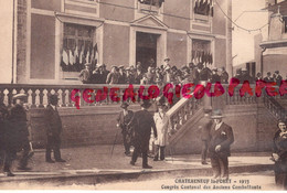 87 - CHATEAUNEUF LA FORET - CONGRES CANTONAL DES ANCIENS COMBATTANTS  1933 - Chateauneuf La Foret