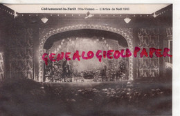 87 - CHATEAUNEUF LA FORET - L' ARBRE DE NOEL 1930- SALLE DES FETES - Chateauneuf La Foret