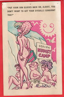 RISQUE HUMOUR COMIC   NUDIST CAMP  PUT YOUR GLASSES BACK ON ALBERT - Humor