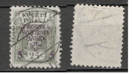 POLEN POLOGNE POLAND 1919 Mi 121 A USED - Oblitérés