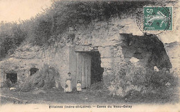 Villaines-les-Rochers       37           Habitations Troglodytes . Caves Du Veau-Gelay     (voir Scan) - Sonstige & Ohne Zuordnung
