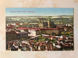 Czechia Czech Republic Prague Prag Praha Mala Strana A Hradcany 13998 Post Card POSTCARD - Czech Republic