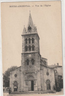 DEPT 42 : édit. F Martin : Bourg Argental Vue De L'église - Bourg Argental