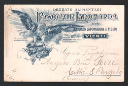 CARTOLINA COMMERCIALE - LAPOMARDA - 1911 - SEDI DI VIESTE MOLFETTA MONTESILVANO MANFREDONIA (INT318) - Pescara