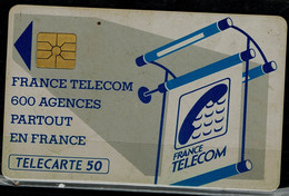 FRANCE 1996 PHONECARD AGENCE COMMERCIALE USED VF!! - 600 Agences