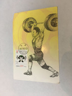 (4 A 36) China - Olympic Games - Maxicard - Haltérophilie - Weighlifting - Pesistica