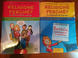 Religione Perché? Vol 1 E 2- AA.VV. - EDB - 2006  - M - Ragazzi