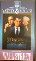 Wall Street - Oliver Stone - Vhs -1987 - Silver Gold -F - Collections