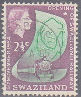 SWAZILAND    SCOTT NO .111   USED    YEAR  1964 - Swaziland (...-1967)