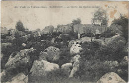 Delcampe - 77  Barbizon   Foret De Fontainebleau -    La Grotte Des   Barbizonnieres - Barbizon