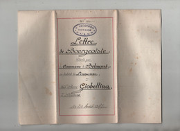 Lettre De Bourgeoisie Belmont Lausanne Giobellina Voiturier Camionneur Paudex 1927 Recordon Pully - Non Classés