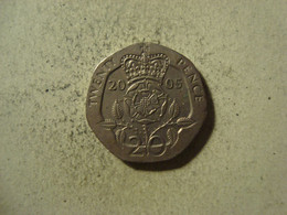 MONNAIE GRANDE BRETAGNE 20 PENCE 2005 - 20 Pence