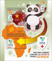 CENTRAL AFRICA 2021 - Chinese COVID-19 Vaccines, Panda. Official Issue [CA210438] - Other