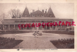 87 - CHATEAUNEUF LA FORET - SANATORIUM DE BELLEGARDE LES FLEURS - - Chateauneuf La Foret