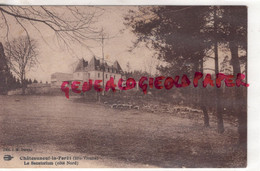 87 - CHATEAUNEUF LA FORET - SANATORIUM DE BELLEGARDE LES FLEURS - COTE NORD - EDITEUR DUROUX - Chateauneuf La Foret