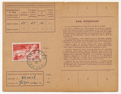 Carte D'abonnement Aux Timbres-poste Spéciaux Français, Affr 200F P.A Char - Obl Colmar R.P 15/9/1947 - 1927-1959 Brieven & Documenten