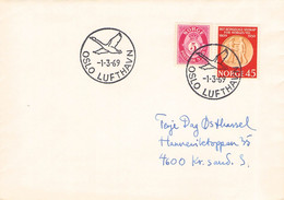 NORWAY - 1969 OSLO LUFTHAVN / PR116 - Covers & Documents