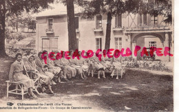 87 - CHATEAUNEUF LA FORET - SANATORIUM DE BELLEGARDE LES FLEURS -UN GROUPE DE CONVALESCENTES- EDITEUR DUROUX - Chateauneuf La Foret