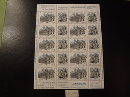 2021 FRANCE FEUILLET DATÉ 30.07.21 T.D. 201  1,28 " VALENCIENNES " + VIGNETTE Neuf**  BORDURES ILLUSTRÉES - 2020-…