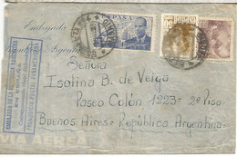 MADRID FRANQUICIA POSTAL PANAMAERICANA CON SOBRETASA AEREA EMBAJADA ARGENTINA - Postage Free