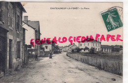 87 - CHATEAUNEUF LA FORET - AVENUE DE LA POSTE - 1908 - Chateauneuf La Foret