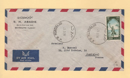 Liban - Beyrouth - 1956 - Par Avion Destination France - Líbano