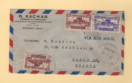 Liban - Beyrouth - 1950 - Par Avion Destination France - Libanon