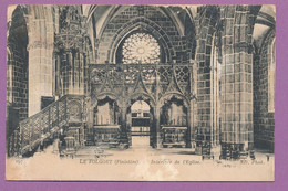 LE FOLGOET - Intérieur De L'Eglise - Circulé 1922 - Le Folgoët