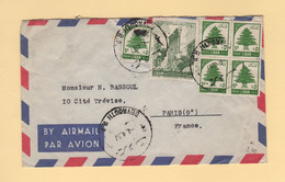 Liban - Beyrouth - 1957 - Par Avion Destination France - Libanon