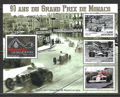 Monaco Neufs Sans Charniére, 90 ANS DU GRAND PRIX DE MONACO, MINT NEVER HINGED ! - Bloques