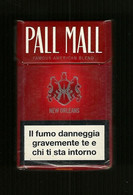 Tabacco Pacchetto Di Sigarette Italia - Pall Mall New Orleans Da 20 Pezzi - Vuoto - Etuis à Cigarettes Vides