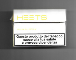 Tabacco Pacchetto Di Sigarette Italia - Heets Yellow Selection Da 20 Pezzi - Vuoto - Etuis à Cigarettes Vides