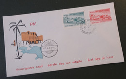 Nederlands Nieuw-Guinea - FDC - E 6 - 1961 - Geen Adres - Open Klep - 1e Zitting Nieuw-Guinea Raad - Niederländisch-Neuguinea