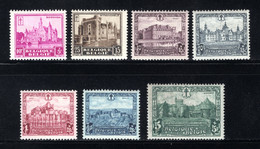 308/314 MNH 1930 - Tuberculosebestrijding - Kastelen - Unused Stamps