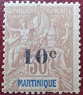 R2740/825 - 1904 - COLONIES FR. - MARTINIQUE - N°52 NEUF* - Unused Stamps