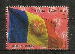 ANDORRA. Bandera D'Andorra /Drapeau D'Andorre. (Poder és Més Fort)  Un Timbre Neuf ** 2020. AND.ESP. - Nuevos