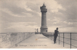 Belgique - Phare - Zeebrugge -  Phare Sur Le Musoir Du Môle - Circulée 12/10/1915 - Faros