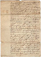 VP18.385 - MAURIAC - Acte De 1807 - Mr CELARIER à LE VIGEANT Contre Mr RIXAIN à MEALLET - Manuscrits