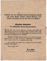 1839 Altbrief Russland / Livland / Riga Circulär Schreiben Lutherisch Provinzial Consistorium (2 Bilder) Gelaufen - ...-1857 Vorphilatelie