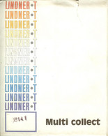 Lindner - Feuilles MULTI-COLLECT à 8 Cases Fond Noir REF. 1314 F (Pour Télécartes) (paquet De 10) - A Nastro