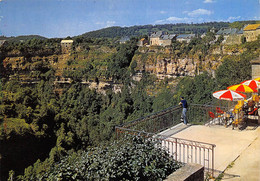 CPSM 12  BOZOULS VUE PANORAMIQUE SUR LE TROU DE BOZOULS - Bozouls