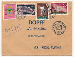 SENEGAL - Lettre Affr. Composé Pour France - Dakar - 26/11/1970 - Briefe U. Dokumente