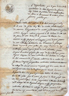 VP18.387 - Napoléon - SALERS - Acte De 1810 - Quittance Par Mr DAGIRAL De FONTANGES à BARBET De SAINT MARTIN VALMEROUX - Manuscrits