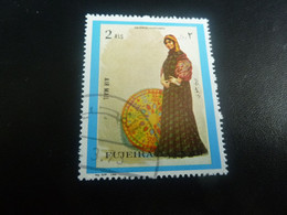 Fujeira - Oriental Costumes - Val 2 Rls - Air Mail - Oblitéré - Année 1973 - - Costumes