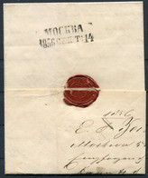 1856 Russia Entire Moscow - ...-1857 Voorfilatelie
