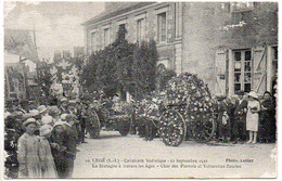 Legé : Cavalcade Historique - 11 Septembre 1911 - Char Des Pierrots Et Voiturettes Fleuries - Legé