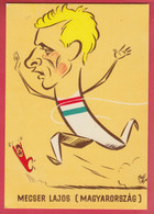 Budapest 1966- VIII Europe Championship Athletics - Caricature SzePep - Mecser Lajos / Hungary ( Sprotpropaganda ) - Atletica
