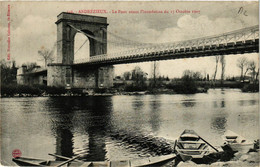 CPA ANDRÉZIEUX - Le Pont Avant L'Inondation Du 17 Octobre 1907 (430405) - Andrézieux-Bouthéon